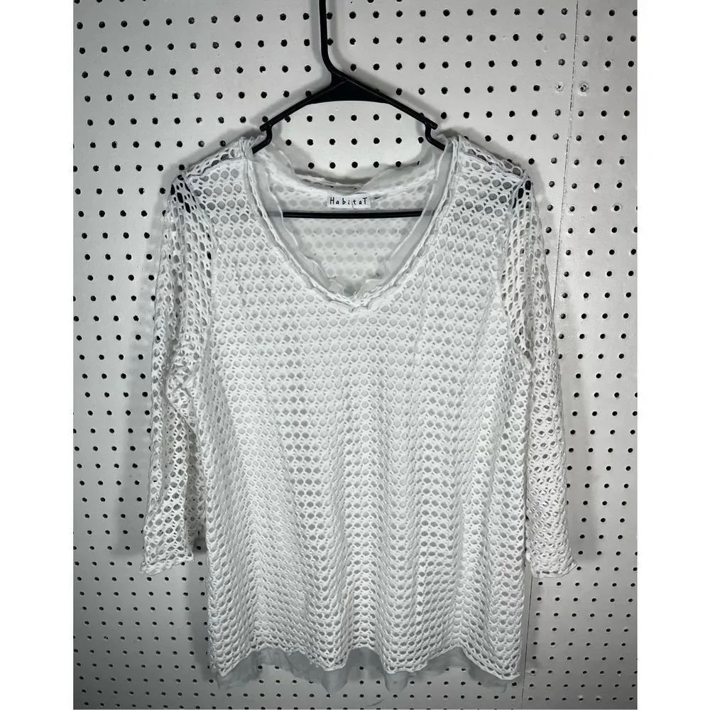 Habitat crotchet knit top